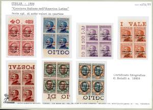 1924 - Crociera Italiana, serie completa ... 