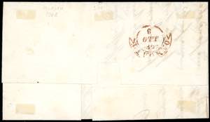 1853 - 5 cent. verde, punto dopo ... 