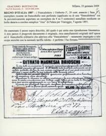 1891 - 20 cent. Umberto I, non ... 