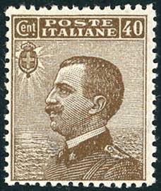 1922 - 40 cent., soprastampa BLP ... 