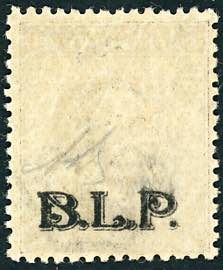 1922 - 40 cent., soprastampa BLP in nero del ... 