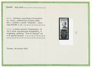 1924 - 50 cent. Piperno (13), ... 