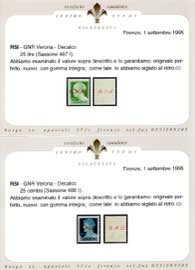 1944 - 20,25 e 50 lire ... 