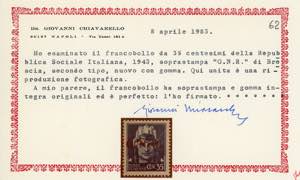 1944 - Soprastampati G.N.R., ... 