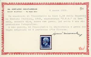 1944 - Soprastampati G.N.R., ... 