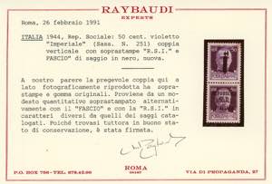 1944 - Coppie verticali con ... 