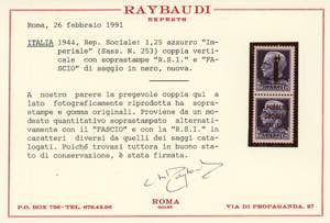 1944 - Coppie verticali con ... 