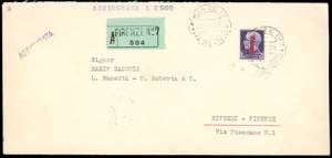 1944 - 50 lire soprastampato fascio in ... 