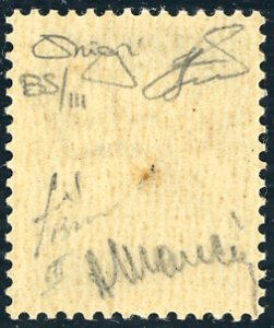 1943 - 5 lire verde, soprastampa ... 