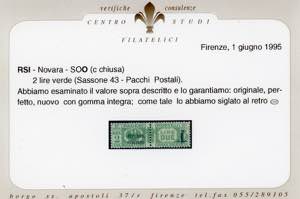 1944 - Soprastampati fascetto, ... 