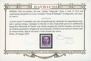 1943 - 50 cent. Imperiale, ... 