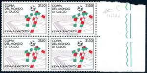 1988 - 3.150 lire Mondiali di Calcio Italia ... 