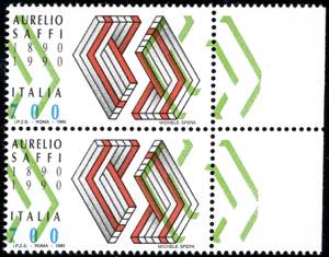 1990 - 700 lire Saffi, colore verde ... 