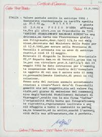 1992 - 750 lire Stabilimento ... 