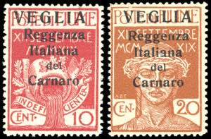 VEGLIA 1920 - 10 cent. e 20 cent., ... 