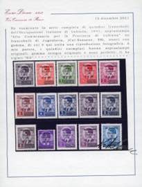 LUBIANA 1941 - Soprastampati Alto ... 