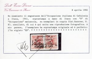 EMISSIONI DI ITACA SEGNATASSE 1941 ... 