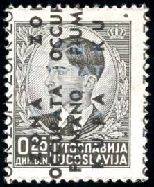 ZONA FIUMANO KUPA 1941 - 25 p., soprastampa ... 