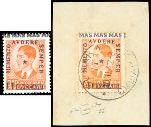 ZONA FIUMANO KUPA 1941 - 1 l. su 50 p. Beffa ... 