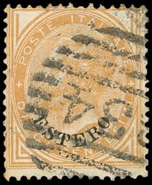 EMISSIONI GENERALI 1874 - 10 cent. De La Rue ... 