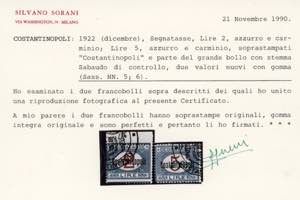 COSTANTINOPOLI SEGNATASSE 1922 - ... 