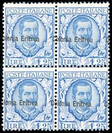 1928 - 1,25 lire soprastampato Colonia ... 