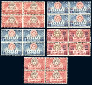 ESPRESSI 1924/27 - Cinque valori ... 