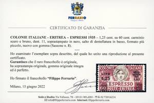ESPRESSI 1935 - 1,25 lire su 60 ... 