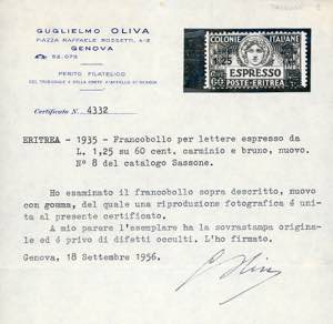 ESPRESSI 1935 - 1,25 lire su 60 ... 