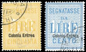 SEGNATASSE 1903 - 50 e 100 lire ... 