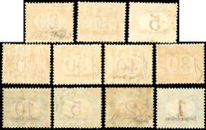 SEGNATASSE 1920/26 - Soprastampati ... 