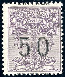 SEGNATASSE VAGLIA 1924 - 50 cent., ... 