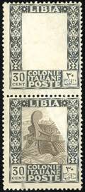 1921 - 30 cent. Pittorica, coppia verticale, ... 