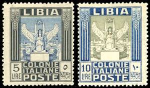 1921 - 5 e 10 lire Pittorica (31/32), gomma ... 
