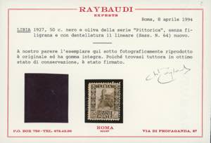 1927 - 50 cent. Pittorica, senza ... 