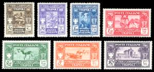 1930 - IV Fiera di Tripoli, serie completa ... 