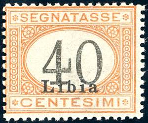 SEGNATASSE 1930 - 40 lire soprastampato, ... 