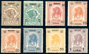 1922 - Soprastampati, serie completa ... 
