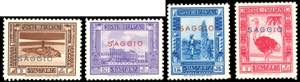 1932 - 5 cent., 50 cent., 1,25 lire, 5 lire ... 