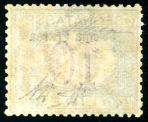 SEGNATASSE 1903 - 10 lire, ... 