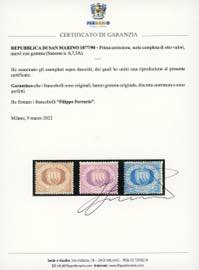 1877/90 - Prima emissione, serie ... 