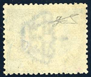 1877 - 10 cent. azzurro Stemma ... 