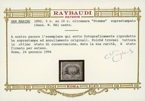 1892 - 5 cent. su 10 cent. ... 