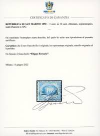 1892 - 5 cent. su 10 cent. ... 