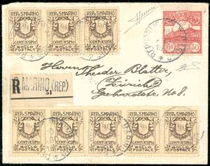 1911 - 1 cent. Stemma, fondo ... 