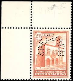1932 - 2,75 lire arancio Palazzetto della ... 