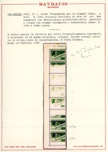 1943 - 10 cent. Propaganda per la ... 