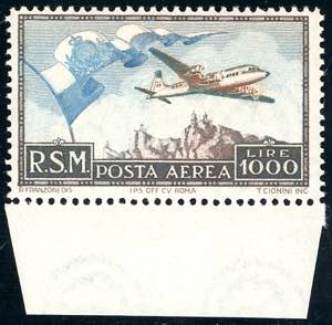 1951 - 1.000 lire Bandiera (99), bordo di ... 