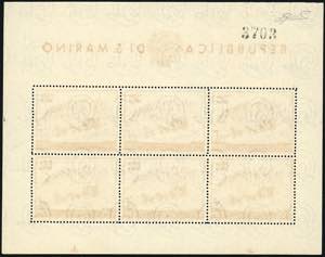 1951 - 300 lire, UPU, foglietto ... 