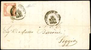 1861 - 5 grana rosso carminio (21), ... 